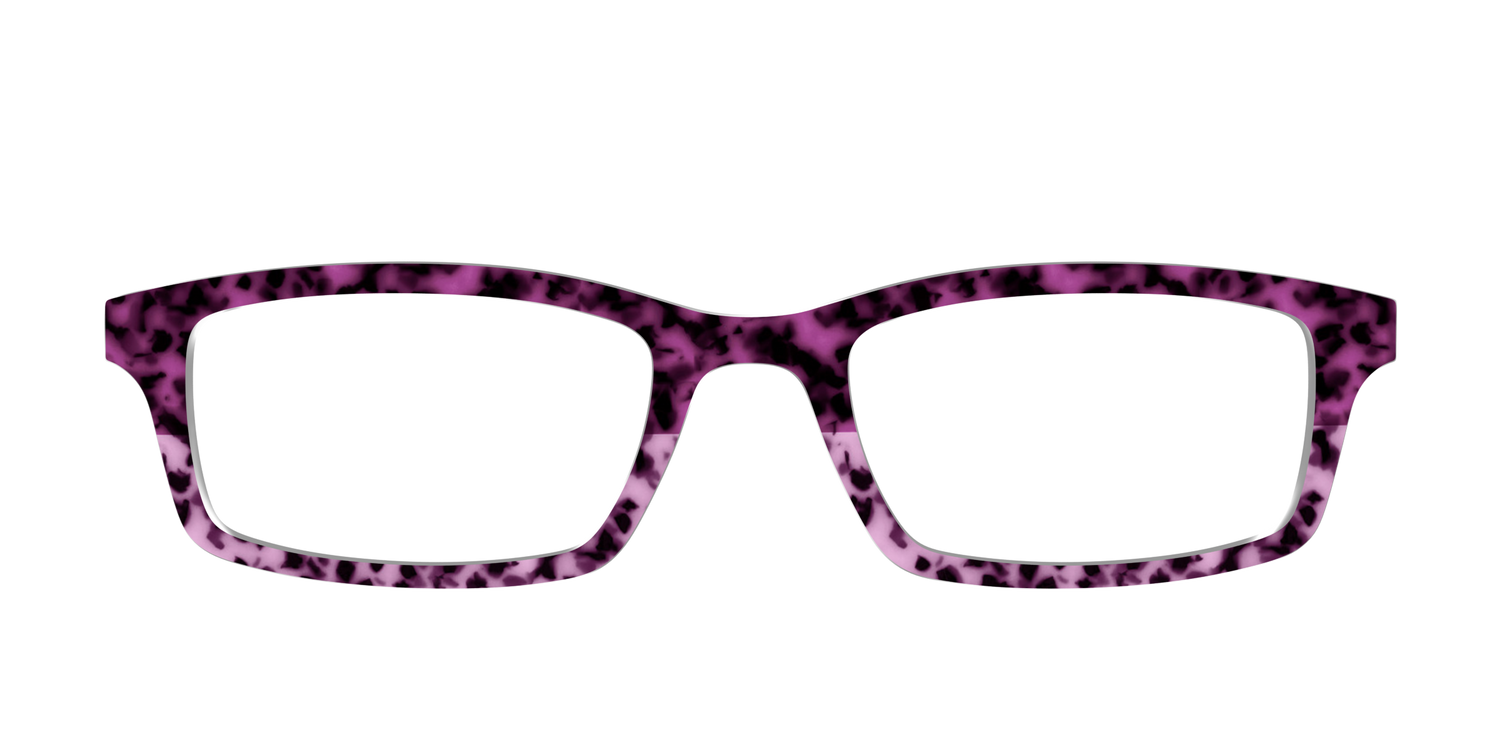 The Huckleberry Tortoise Split - Front Top Image - Pair Eyewear