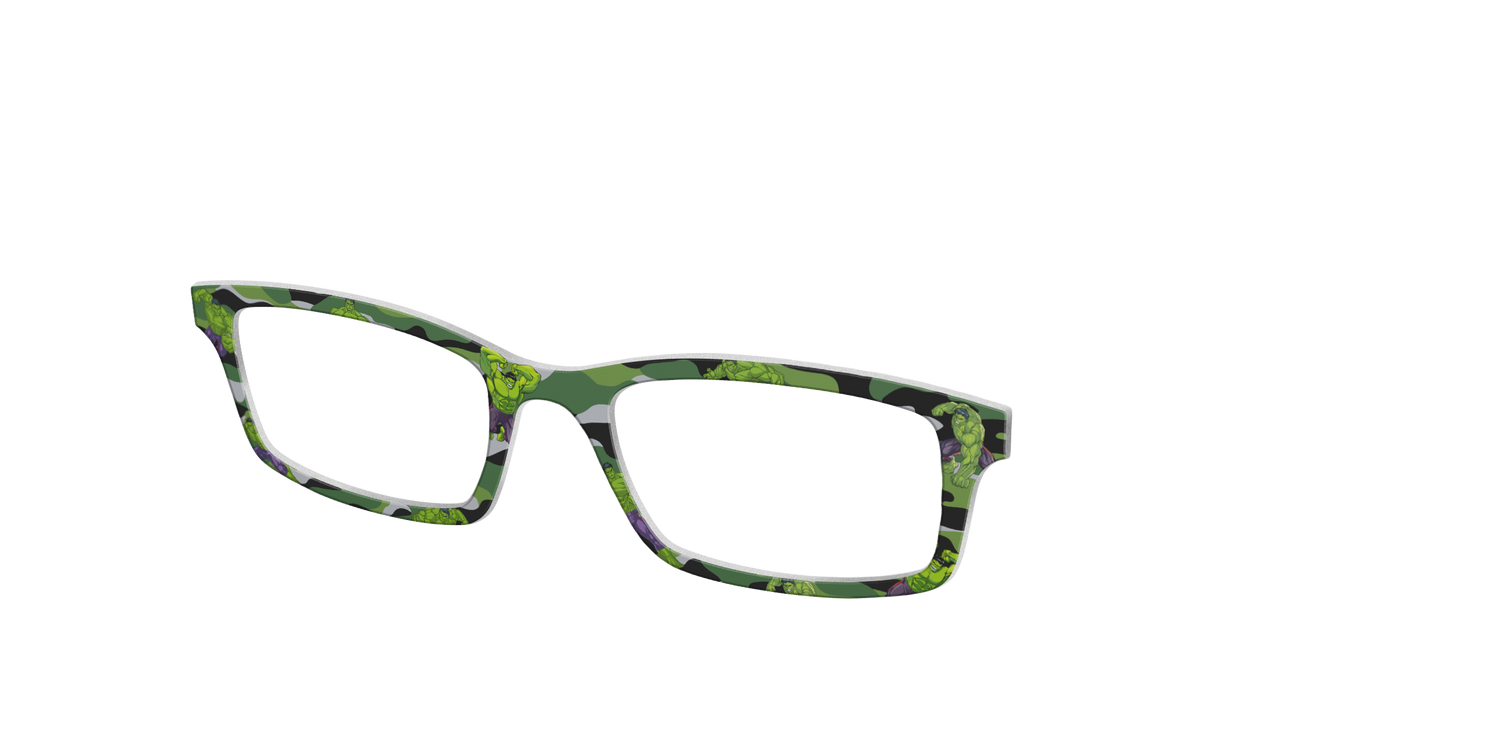 The Hulk Camo - Angle Top Image - Pair Eyewear
