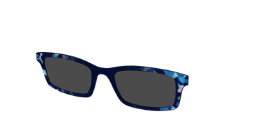 The Polarized Indigo Tortoise Sun Top - Angle Top Thumbnail - Pair Eyewear