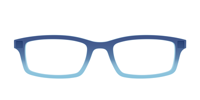 The Indigo to Sky Blue Gradient Crystal - Front Top Thumbnail - Pair Eyewear