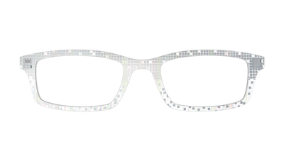 The Iridescent Disco Crystal with Silver Foil - Front Top Thumbnail - Pair Eyewear