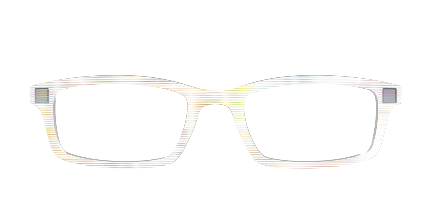 The Iridescent Strands Crystal - Front Top Image - Pair Eyewear