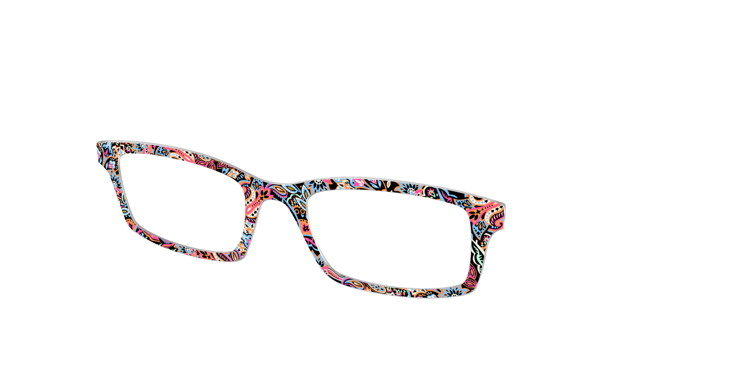 The Lavish Paisley - Angle Top Image - Pair Eyewear