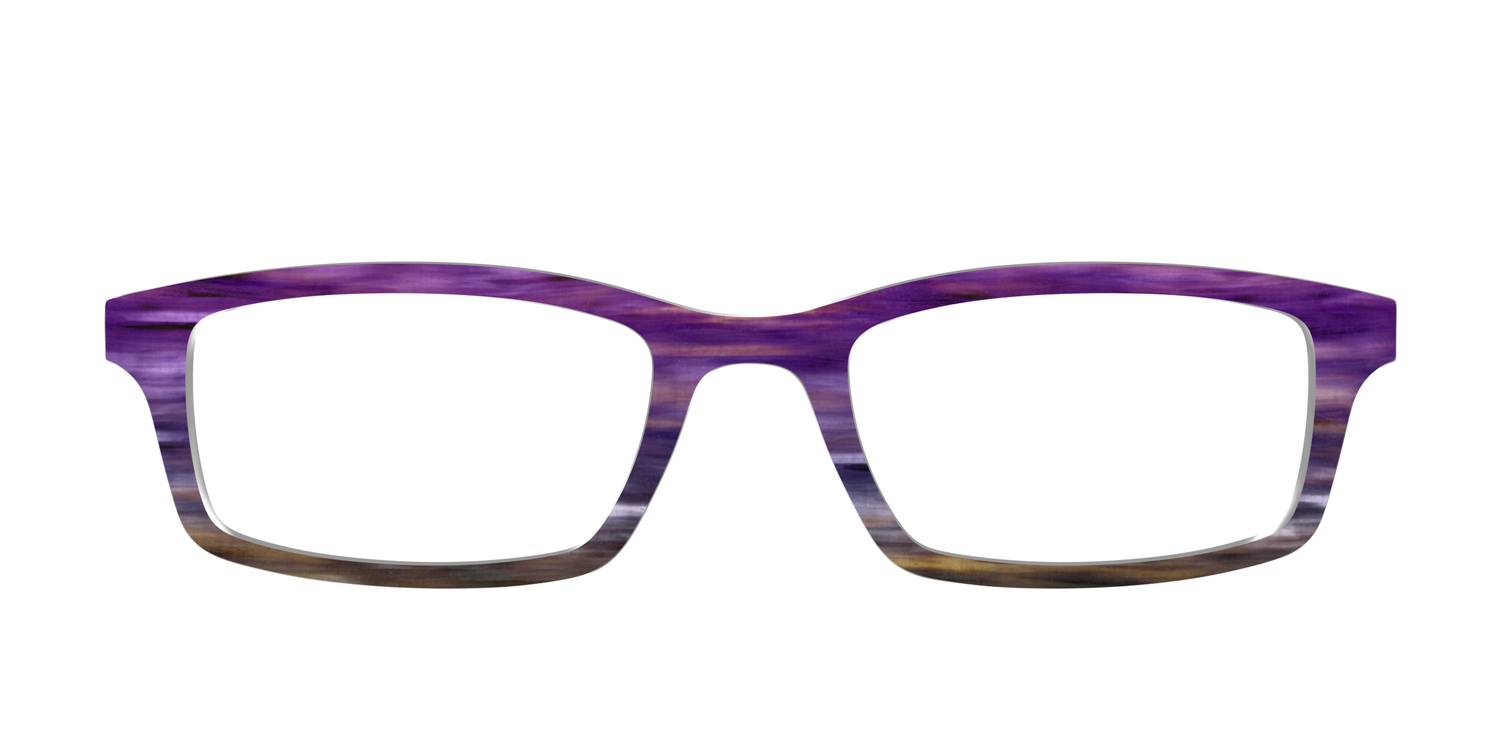 The Lilac Gradient Horn - Front Top Image - Pair Eyewear