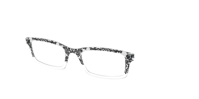 The Luxe Lace Crystal - Angle Top Thumbnail - Pair Eyewear