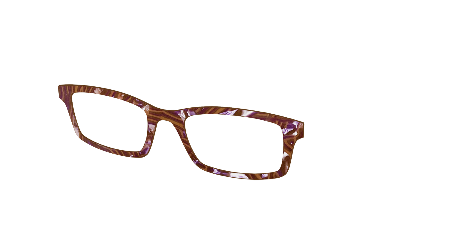 The Maple Pearl Marble - Angle Top Image - Pair Eyewear