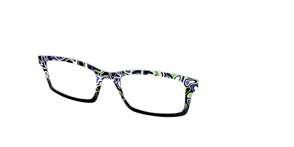 The Marbled Ectoplasm - Angle Top Image - Pair Eyewear
