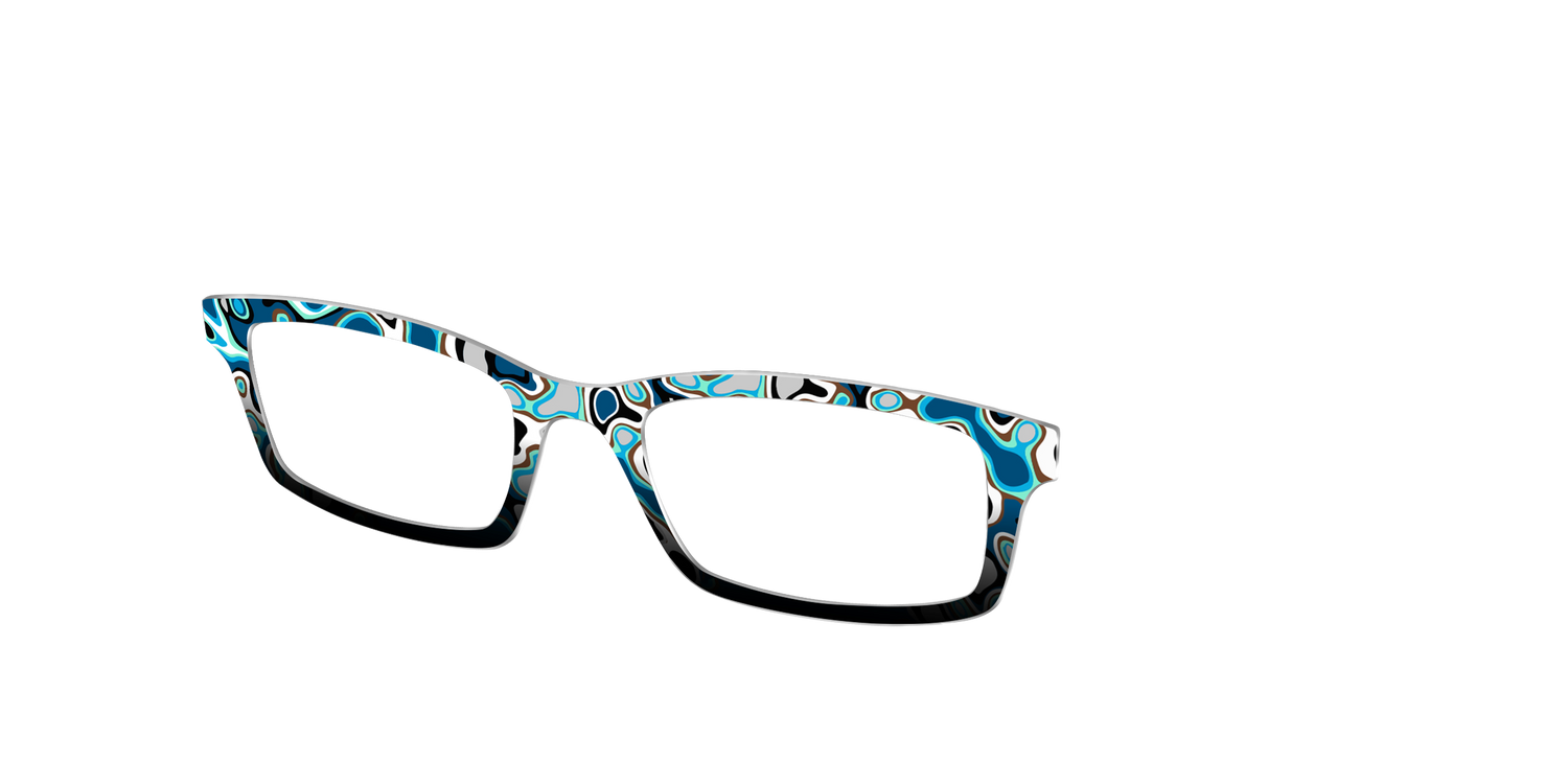 The Marbled Movement - Angle Top Image - Pair Eyewear