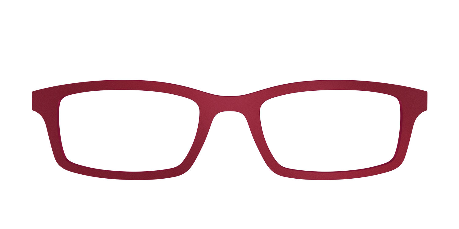The Matte Burgundy - Front Top Image - Pair Eyewear