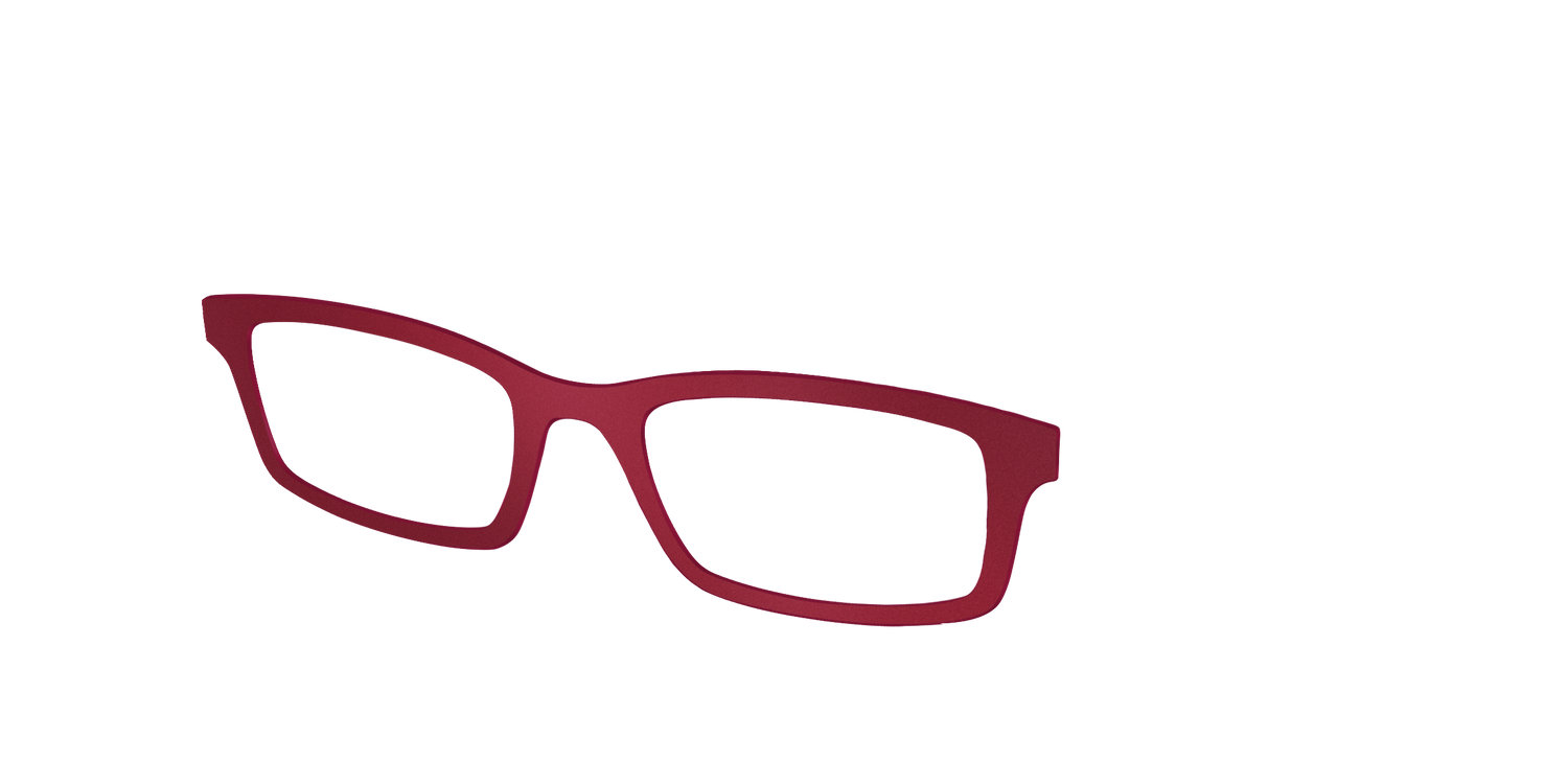 The Matte Burgundy - Angle Top Image - Pair Eyewear