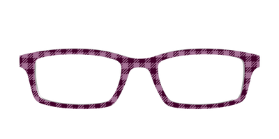 The Merlot Gingham - Front Top Thumbnail - Pair Eyewear