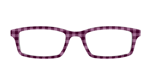 The Merlot Gingham - Pair Eyewear