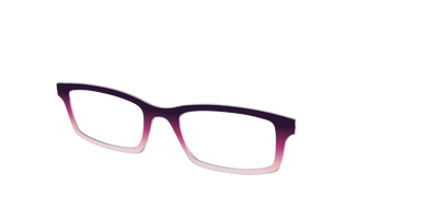 The Merlot to Rosewater Gradient - Angle Top Thumbnail - Pair Eyewear