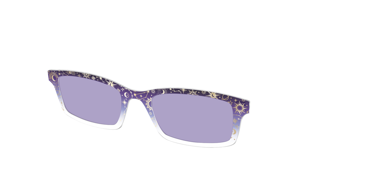 The Mythical Foil Charms with Celestial Purple Lens - Angle Top Image - Pair Eyewear