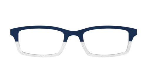 The Navy Plaid Crystal Split - Pair Eyewear