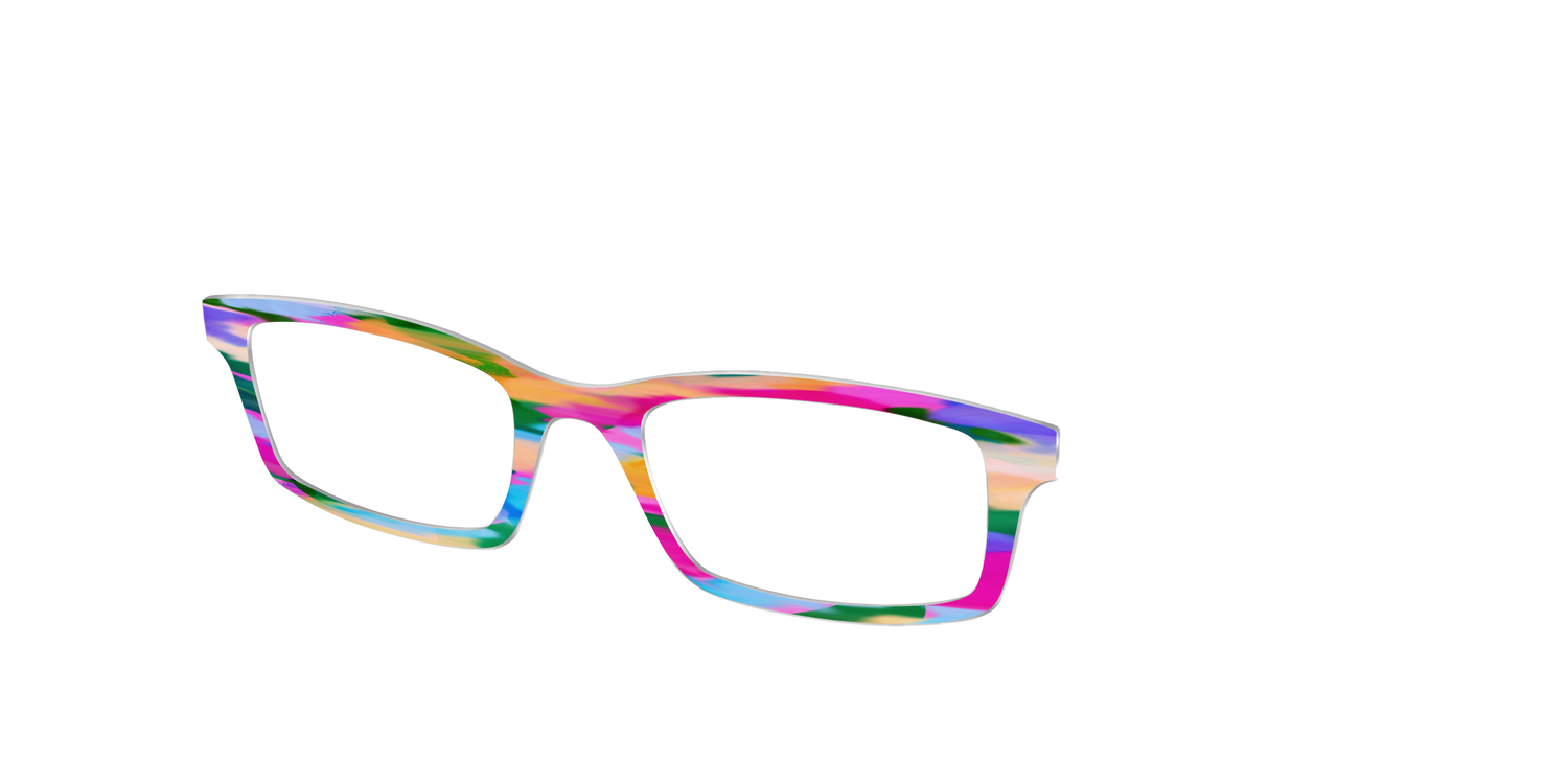 The Oasis Watercolor - Angle Top Image - Pair Eyewear