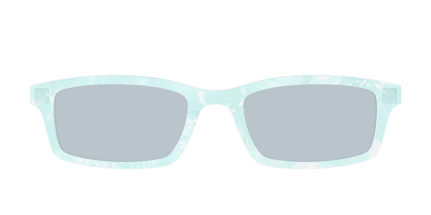 The Oceanic Pearl with Slate Blue Lens - Front Top Image - Pair Eyewear
