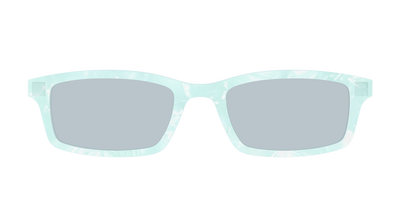 The Oceanic Pearl with Slate Blue Lens - Front Top Thumbnail - Pair Eyewear