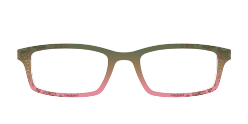 The Olive to Rose Trellis with Champagne Foil - Pair Eyewear