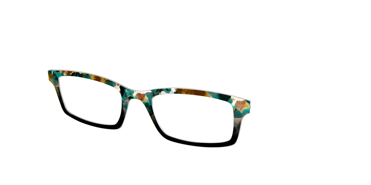 The Oxidized Copper Tortoise - Angle Top Image - Pair Eyewear