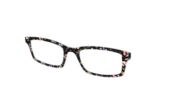The Pallid Paint Splatter - Angle Top Thumbnail - Pair Eyewear