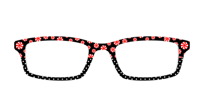 The Peppermint Pin Dot Split - Front Top Thumbnail - Pair Eyewear