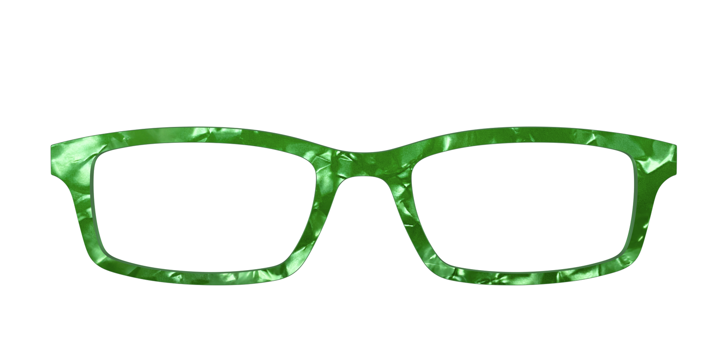 The Peridot Pearl Marble - Front Top Image - Pair Eyewear