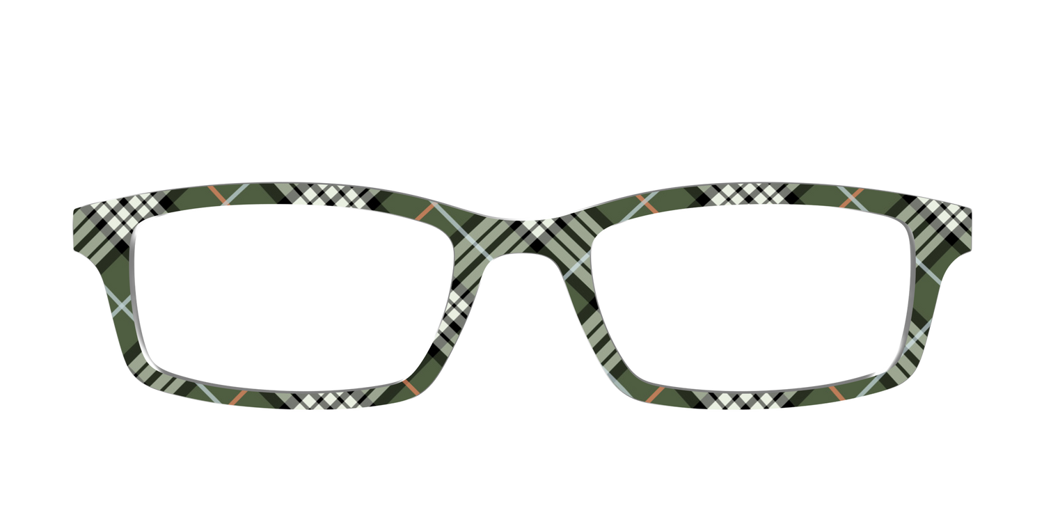 The Personality Plaid - Front Top Image - Pair Eyewear