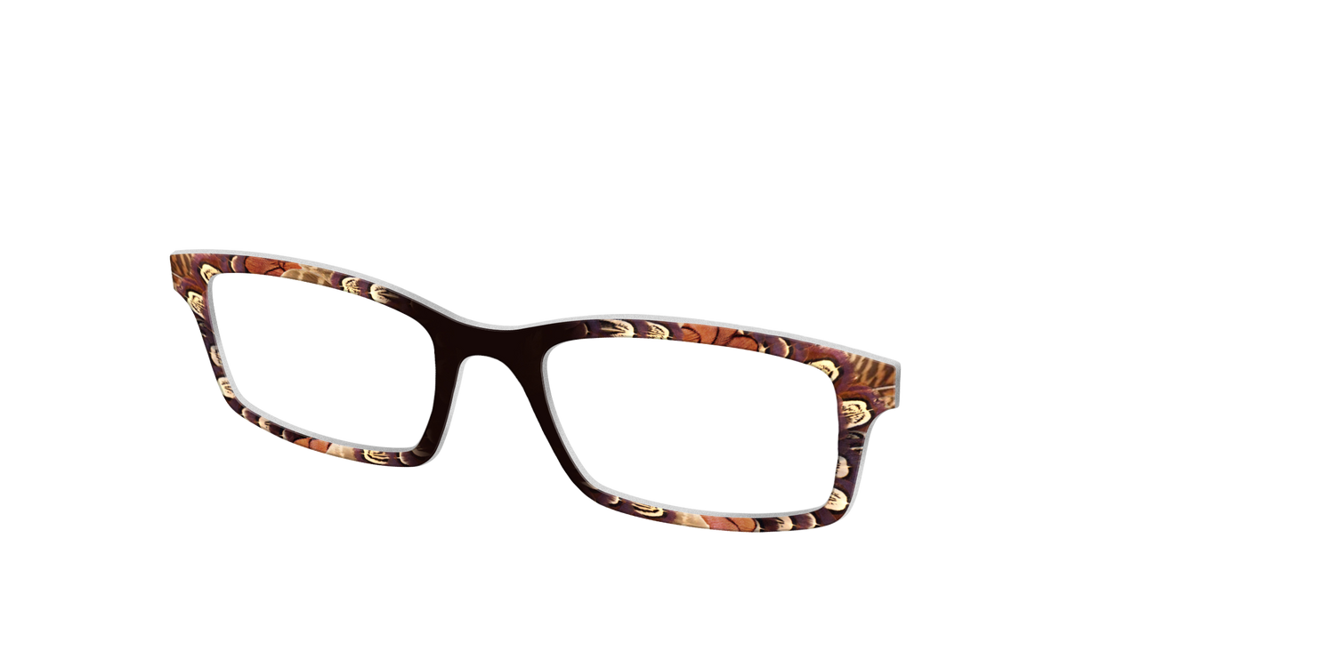 The Pheasant Feathers - Angle Top Image - Pair Eyewear