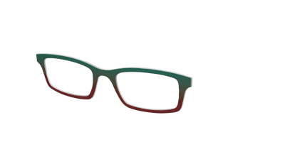 The Pine to Garnet Gradient - Angle Top Thumbnail - Pair Eyewear