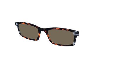 The Polarized Gray & Amber Tortoise Sun Top - Angle Top Thumbnail - Pair Eyewear