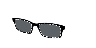 The Polarized Stylish Daisy Sun Top - Angle Top Thumbnail - Pair Eyewear