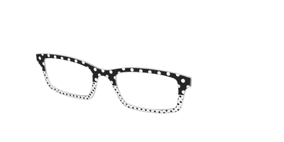 The Polka Dot Print Mix - Angle Top Thumbnail - Pair Eyewear