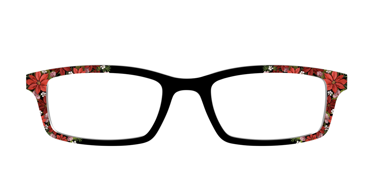 The Pressed Poinsettias - Front Top Image - Pair Eyewear
