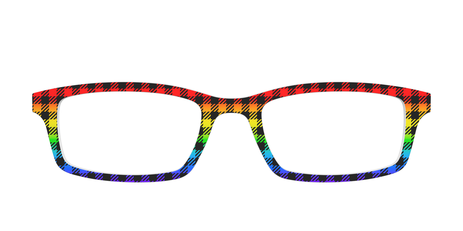 The Primary Plaid - Front Top Image - Pair Eyewear