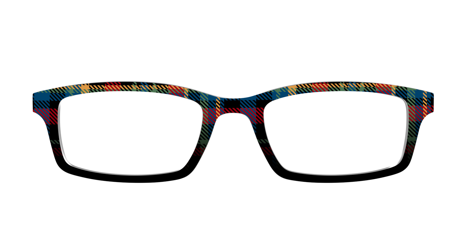 The Principal Plaid - Front Top Image - Pair Eyewear