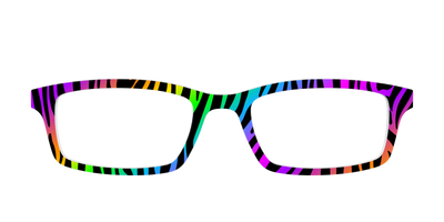 The Prismatic Zebra - Front Top Thumbnail - Pair Eyewear