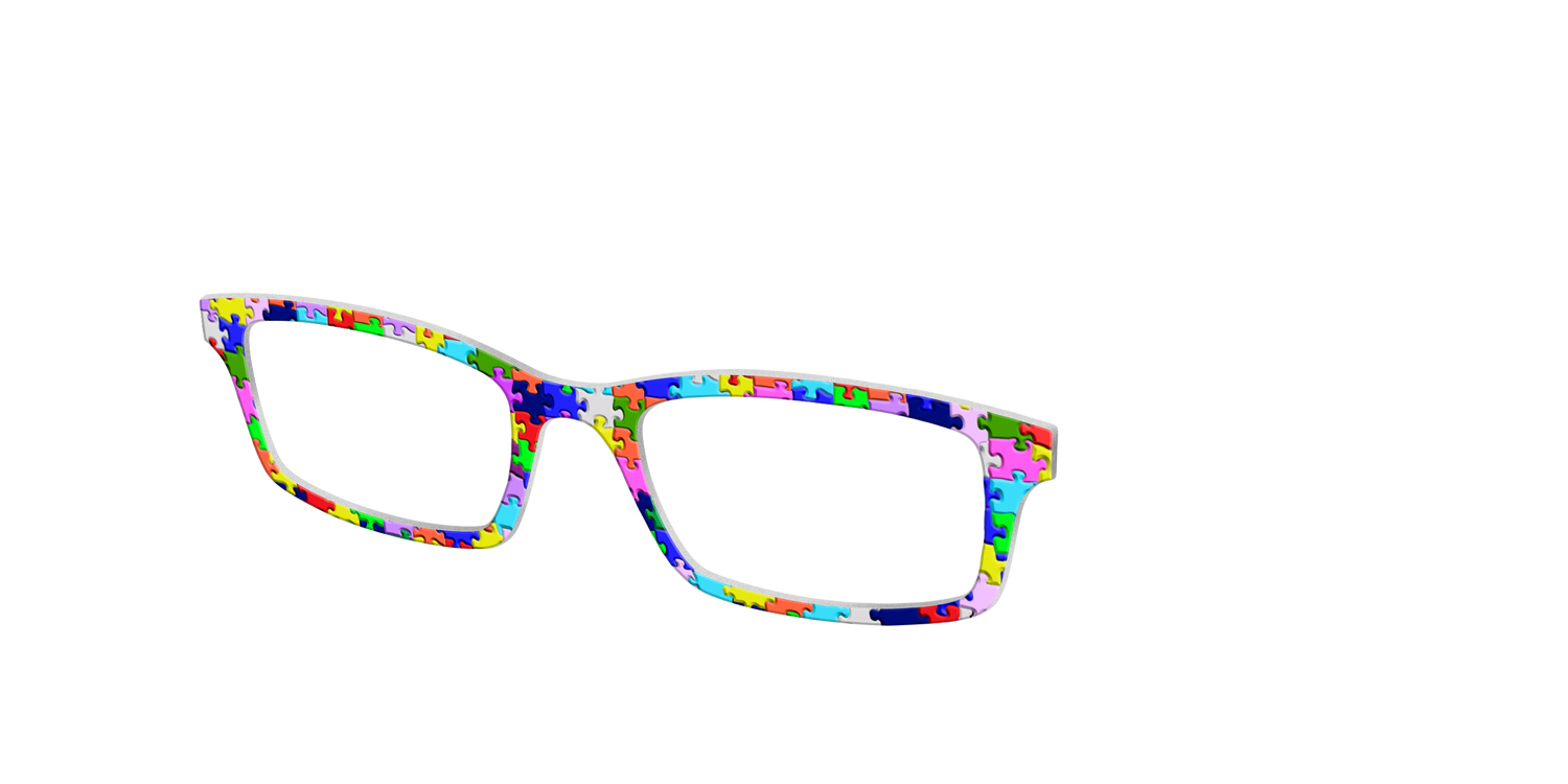 The Puzzling Puzzle - Angle Top Image - Pair Eyewear