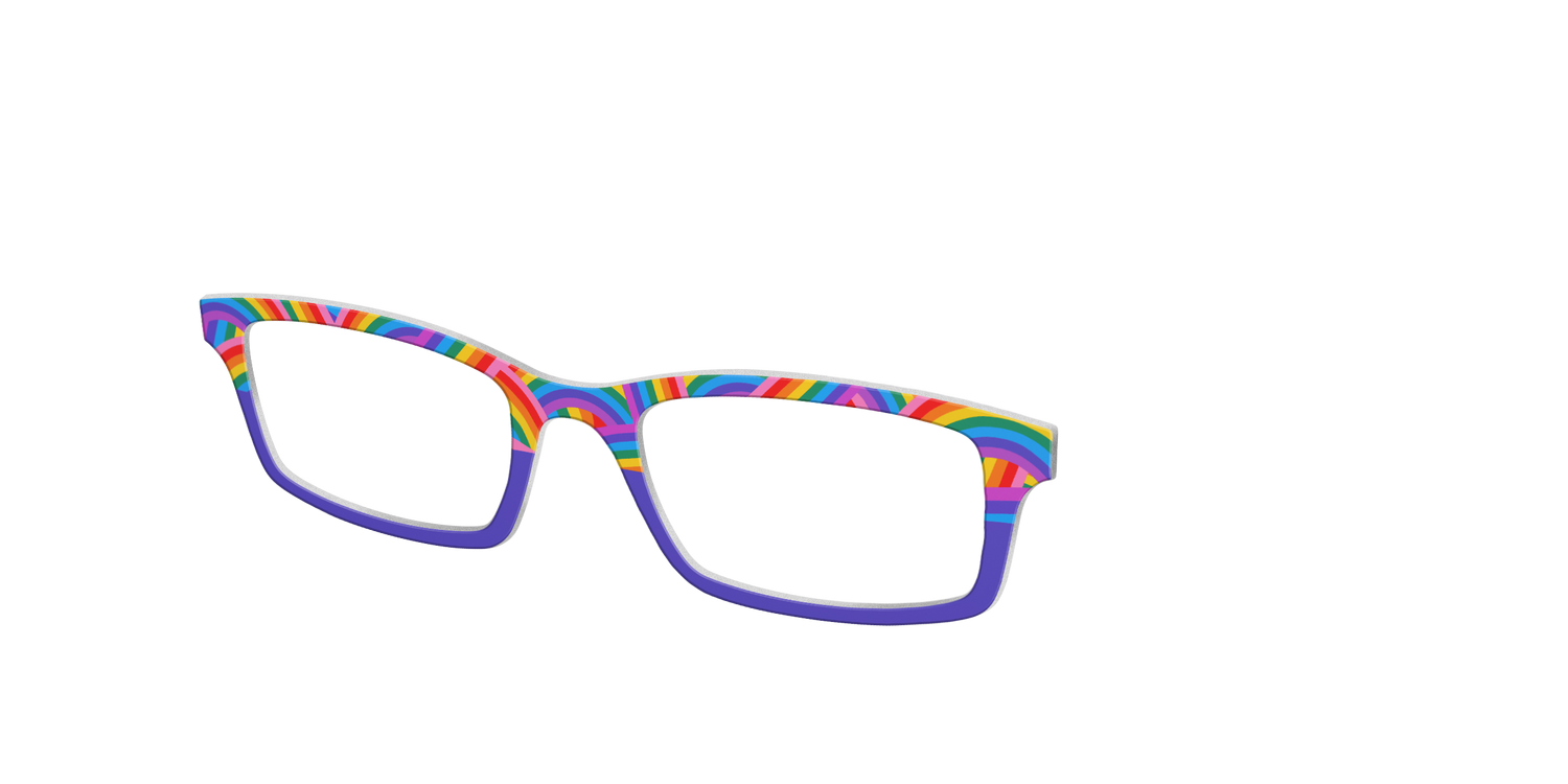 The Rainbow Arches - Angle Top Image - Pair Eyewear