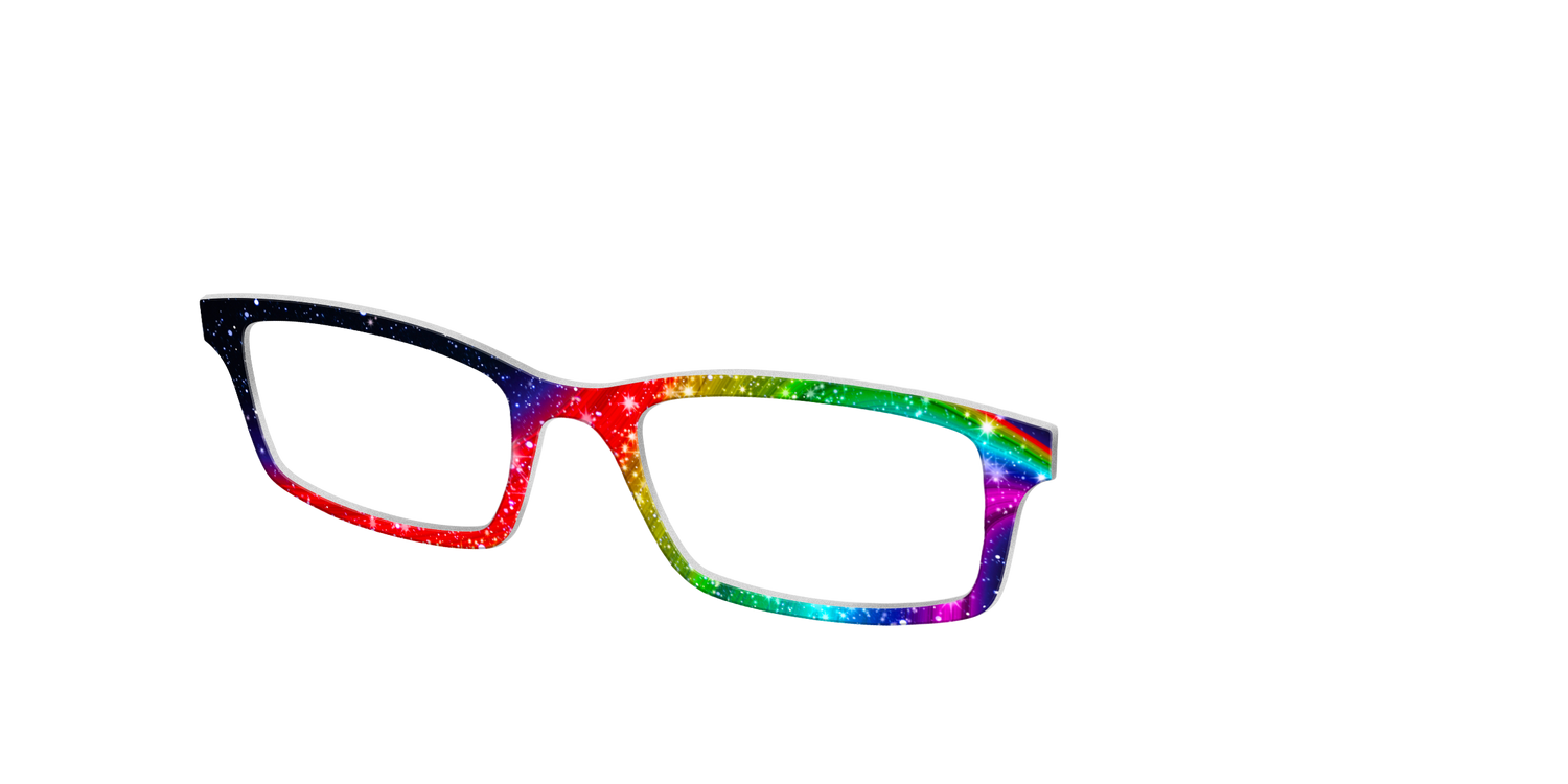 The Rainbow Galaxy - Angle Top Image - Pair Eyewear