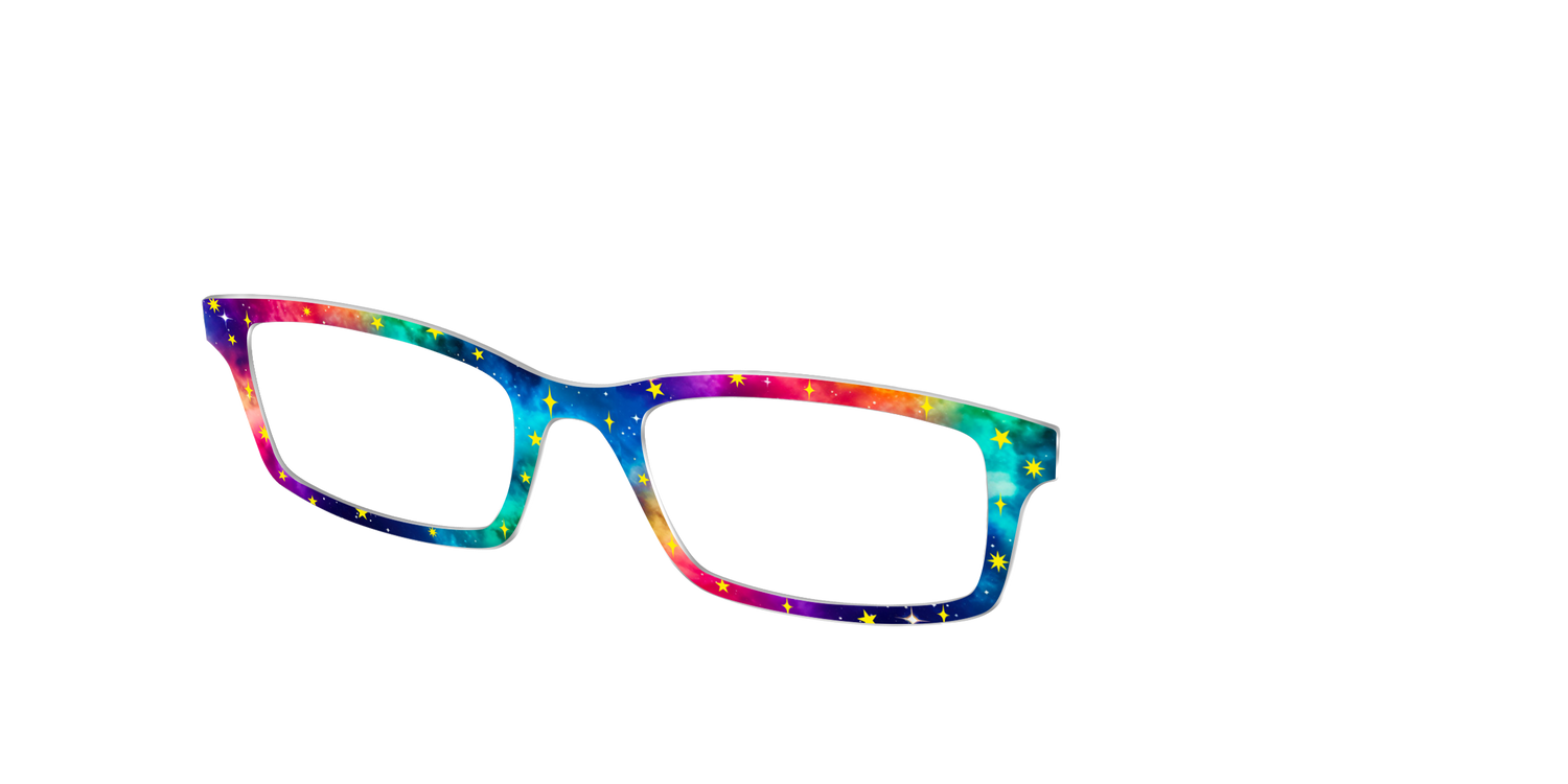 The Rainbow Supernova - Angle Top Image - Pair Eyewear