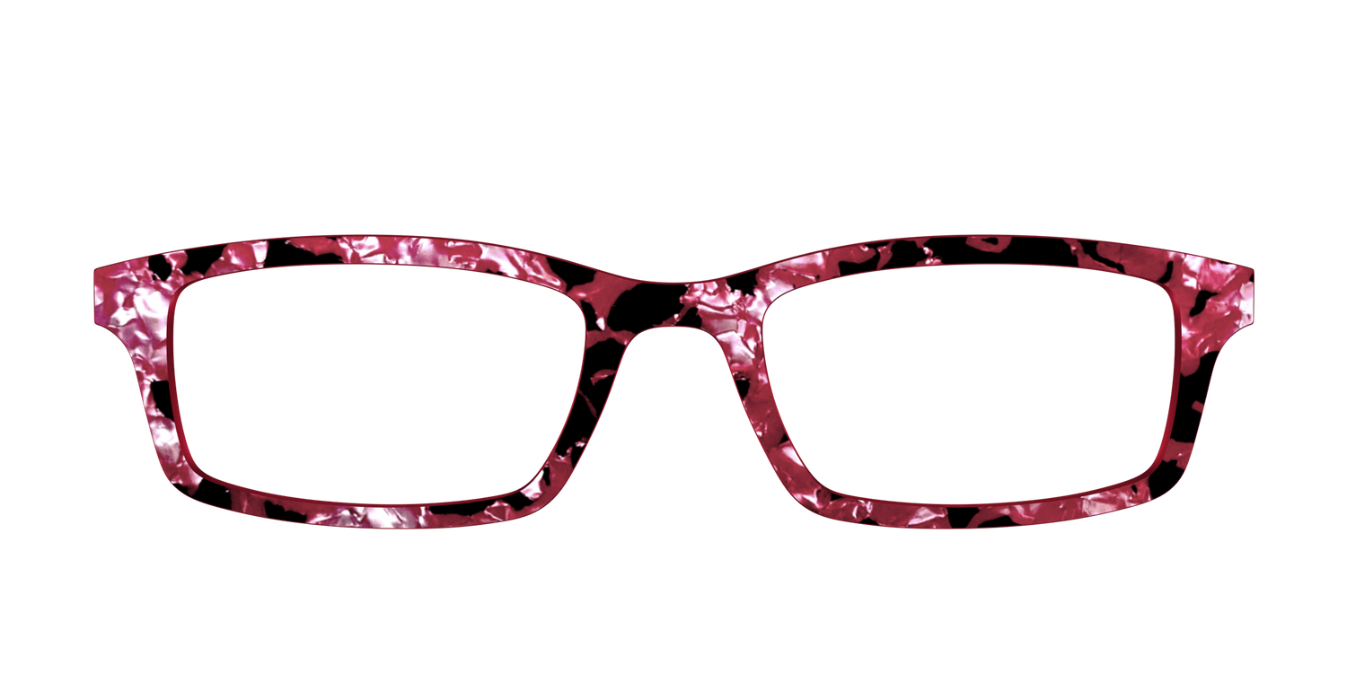 The Raspberry Pearl Tortoise - Front Top Image - Pair Eyewear