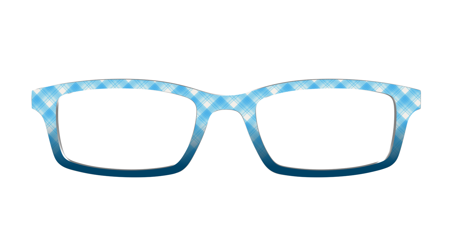 The Seaside Plaid - Front Top Image - Pair Eyewear