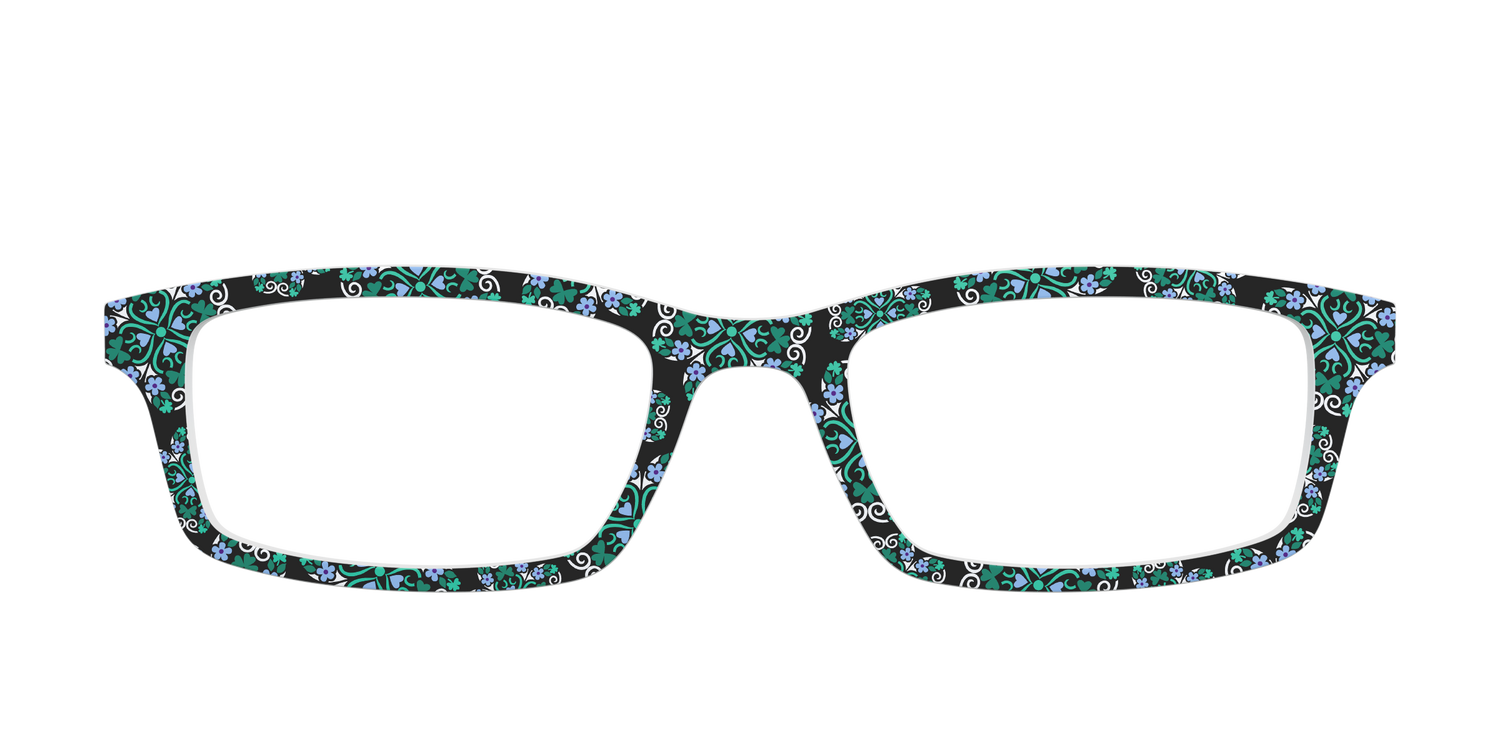 The Shamrock Damask - Front Top Image - Pair Eyewear