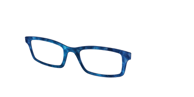 The Shimmering Cobalt Hexagons - Angle Top Thumbnail - Pair Eyewear