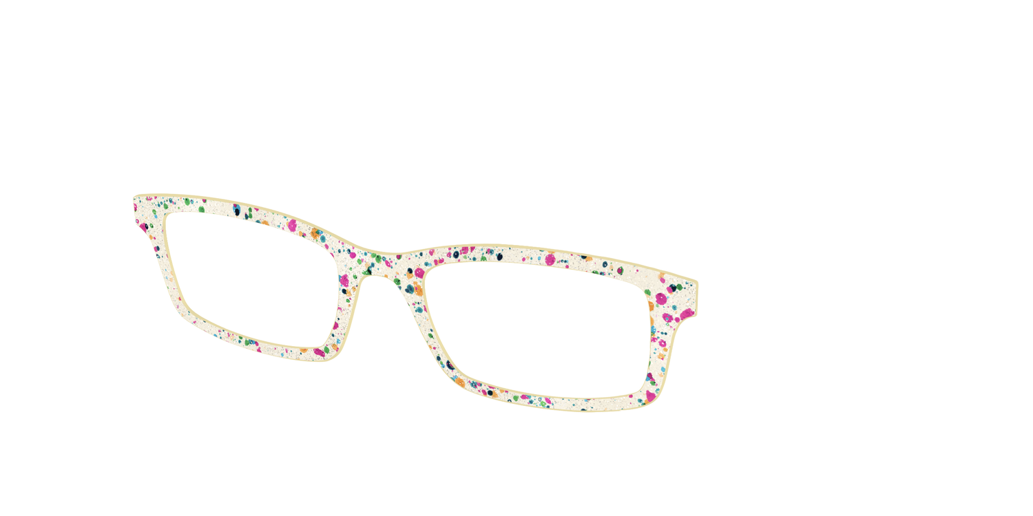 The Shimmer Speckled Egg - Angle Top Image - Pair Eyewear