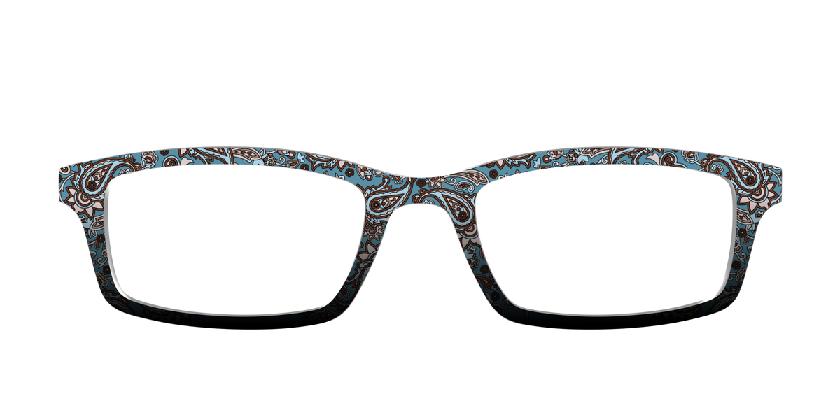 The Slate Paisley - Front Top Image - Pair Eyewear