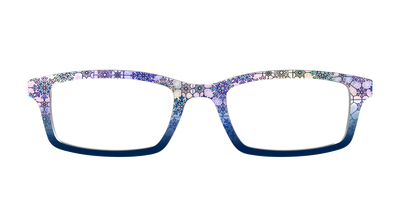 The Snowfall Stained Glass - Front Top Thumbnail - Pair Eyewear