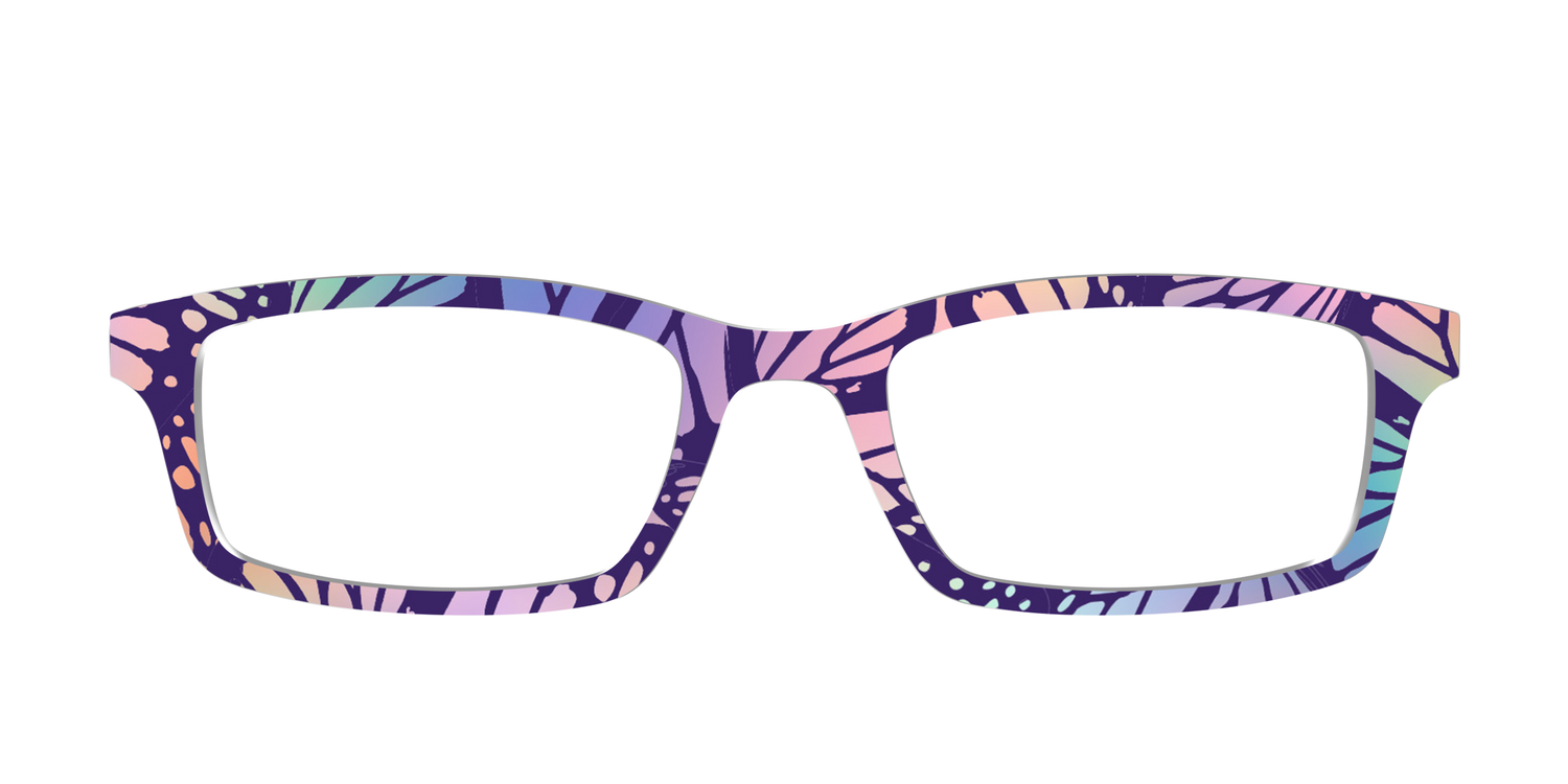 The Sorbet Wings Mosaic - Front Top Image - Pair Eyewear