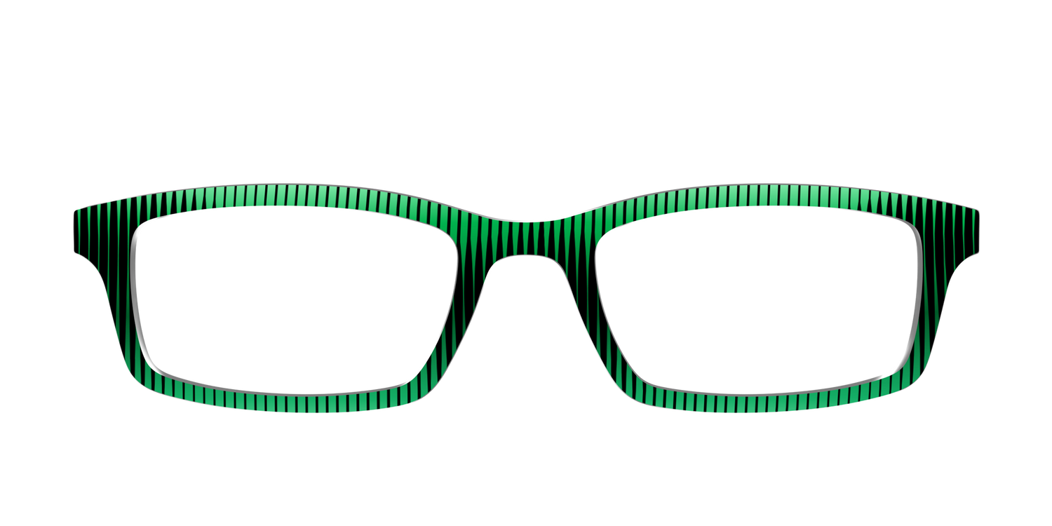 The Soundwave Stripes - Front Top Image - Pair Eyewear